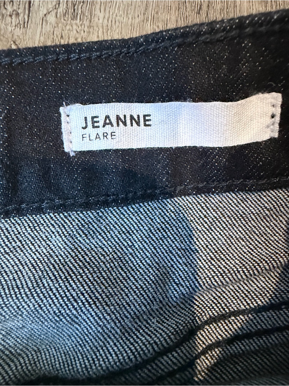 Dear John High-Rise Black Jeanne Flare Jeans (29x25) - Picture 3 of 9